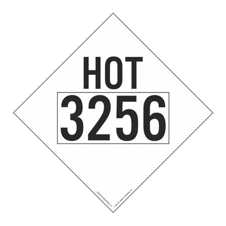 Hot Markings 3256 Placard